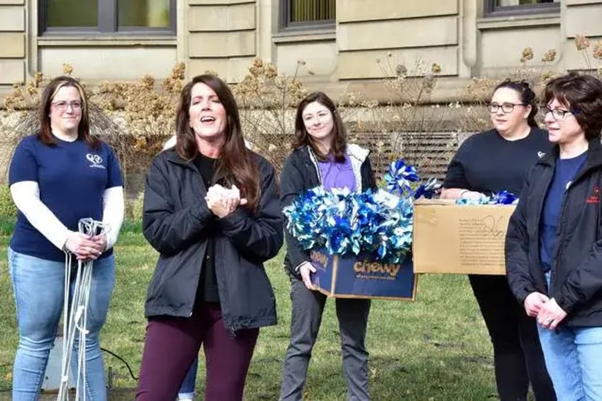 a glittering reminder pinwheels raise awareness of child abuse