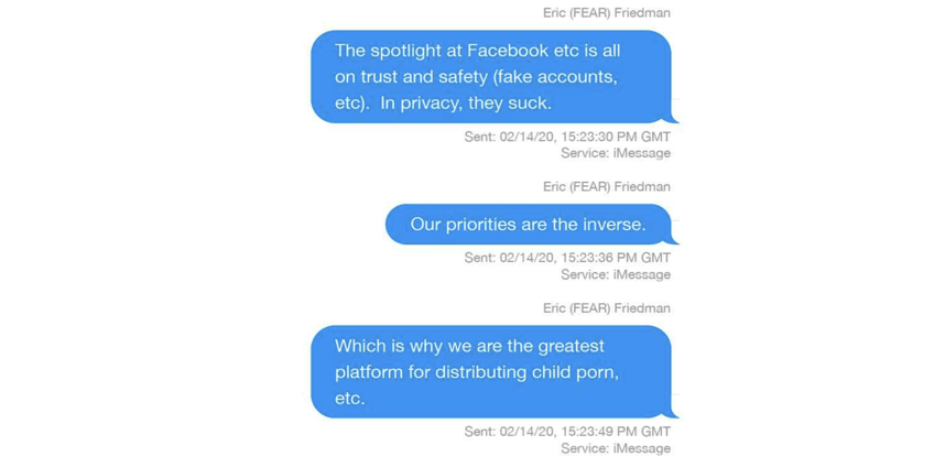 apple s anti fraud chief said company was the greatest platform for distributing child porn