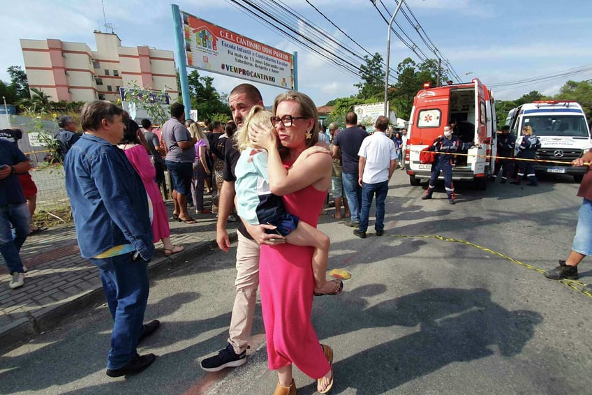 brazil man kills four children in day care center