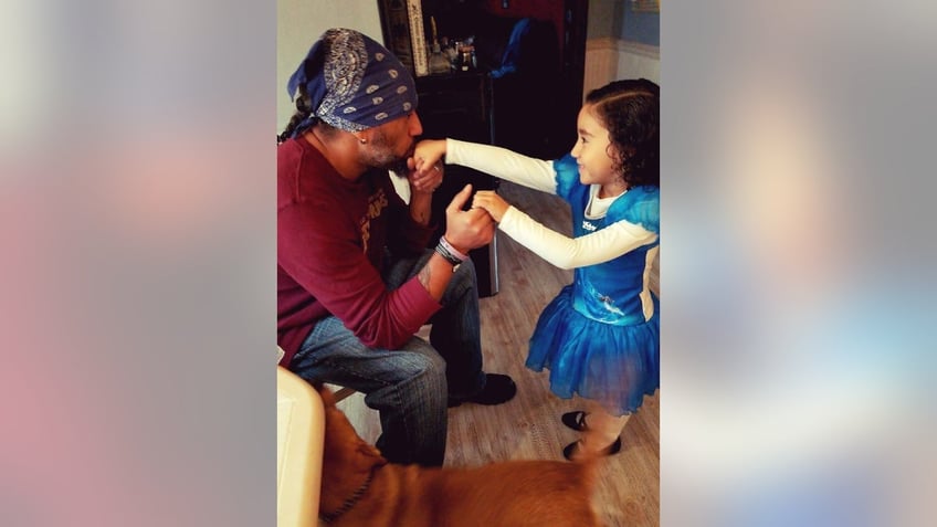 Felicia LoAlbo-Melendez and dad