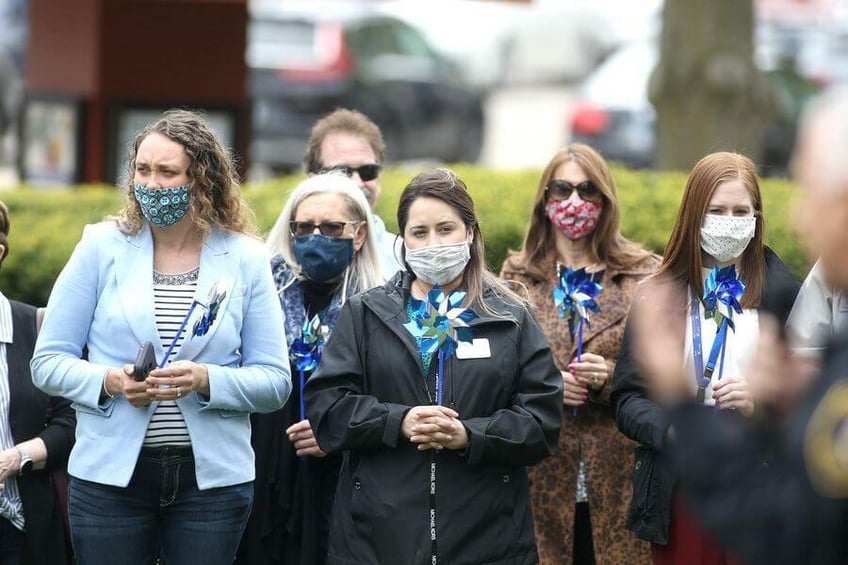 courthouse event draws attention to child abuse and need for volunteers to help victims