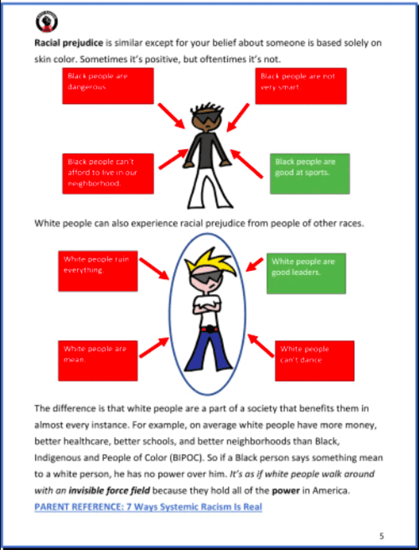 dc elementary school has four year olds identify racist family members during anti racism fight club