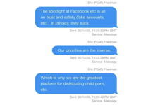 el jefe de lucha contra el fraude de apple dijo que la empresa era la mejor plataforma para distribuir pornografia infantil