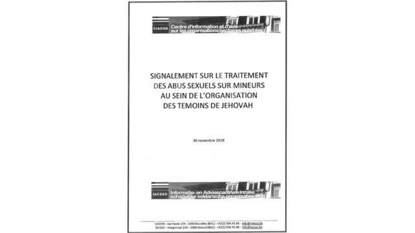 jehovahs getuigen en seksueel misbruik het hof van brussel vindt het ciaosn rapport ongegrond