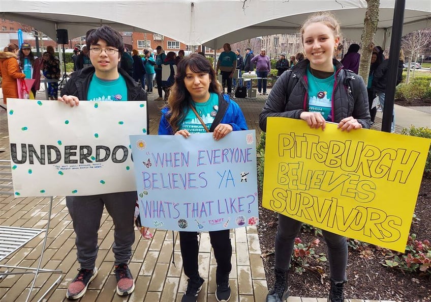 oakland march supports victims of sexual violence