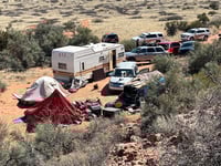 una operacion conjunta en terrenos del fideicomiso estatal en la zona de cottonwood se salda con detenciones por abuso de menores